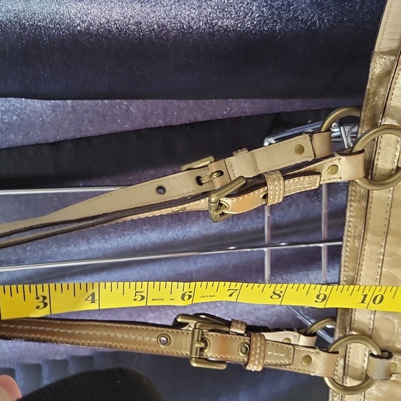 Vintage Coach Metallic Lurex tote - Picture 9 of 11